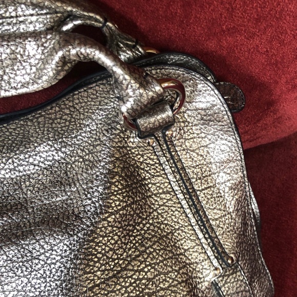 EUC. Celine Macadam Bittersweet bag in metallic silver. - Picture 7 of 16